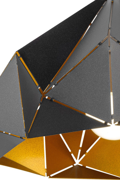 Подвесной светильник в стиле Лофт AM Group AM325 BK+GL