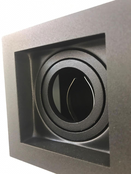 Встраиваемый двойной точечный светильник AM Group AM166 BK