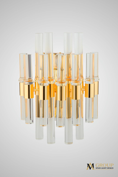 Светильник бра настенный AM Group ADRIAN AP2 GD