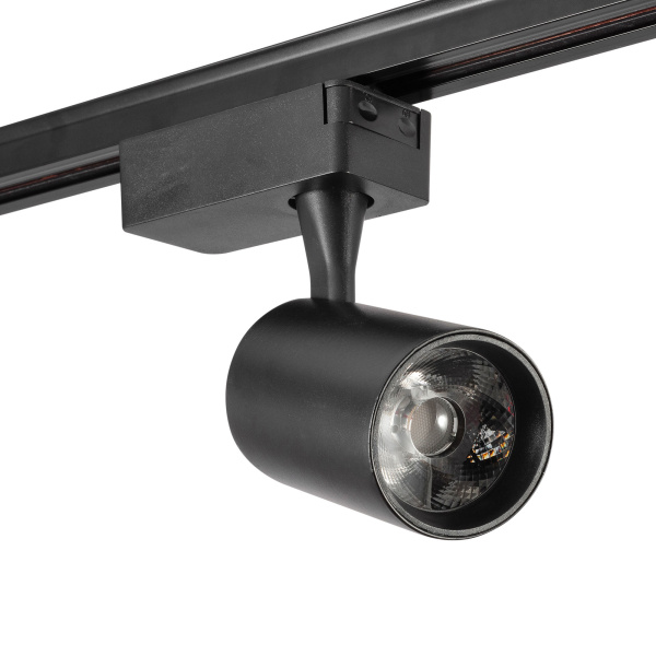 Однофазный трековый светильник светодиодный AM Group AM227 BK 3000K
