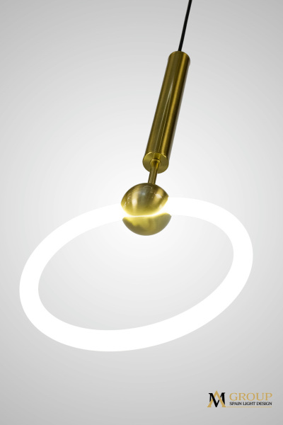 Светильник подвесной AM453 D250 GOLD