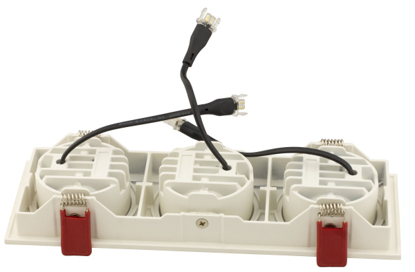 Светильник встраиваемый AM480-3 WH+WH цвет - белый (WH)