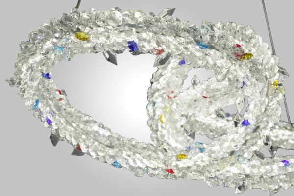 Люстра подвесная OVALE GD D600 цвет - золото