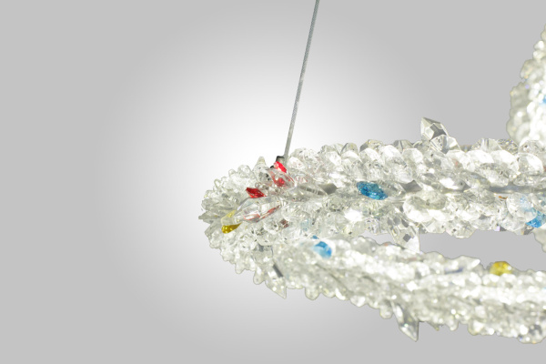 Люстра подвесная OVALE CH D600 цвет - хром