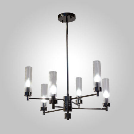 Люстра подвесная INDIGO SP6 PEARL BLACK
