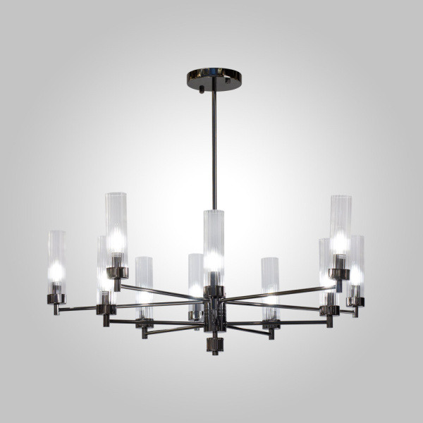 Люстра подвесная INDIGO SP10 PEARL BLACK