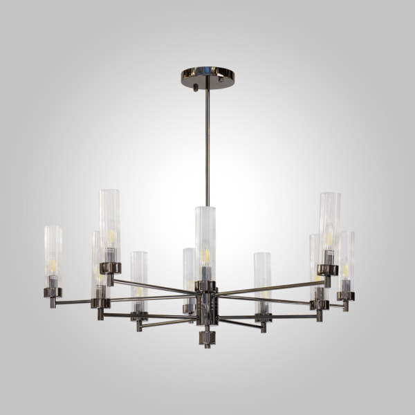 Люстра подвесная INDIGO SP10 PEARL BLACK