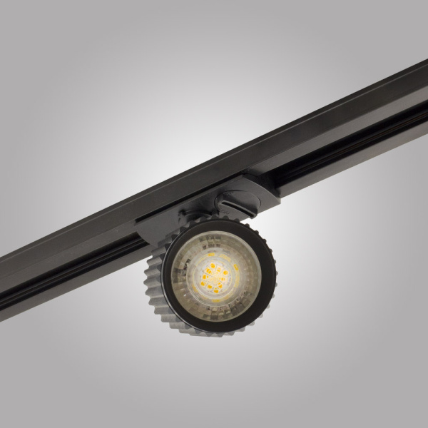 Светильник трековый однофазный AM476 BK