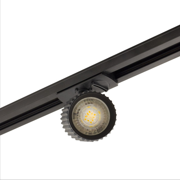 Светильник трековый однофазный AM476 BK