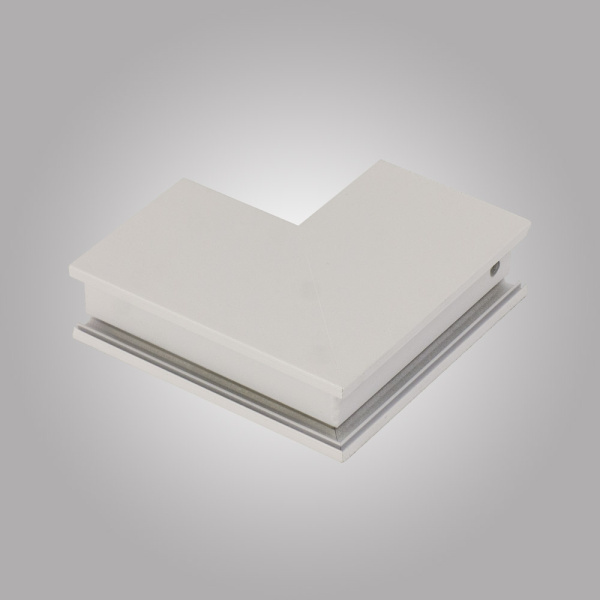 Угловой коннектор внутренний для накладного магнитного шинопровода MAGNET AM 401 LL-20B 90° ВНУТРЕННИЙ WH