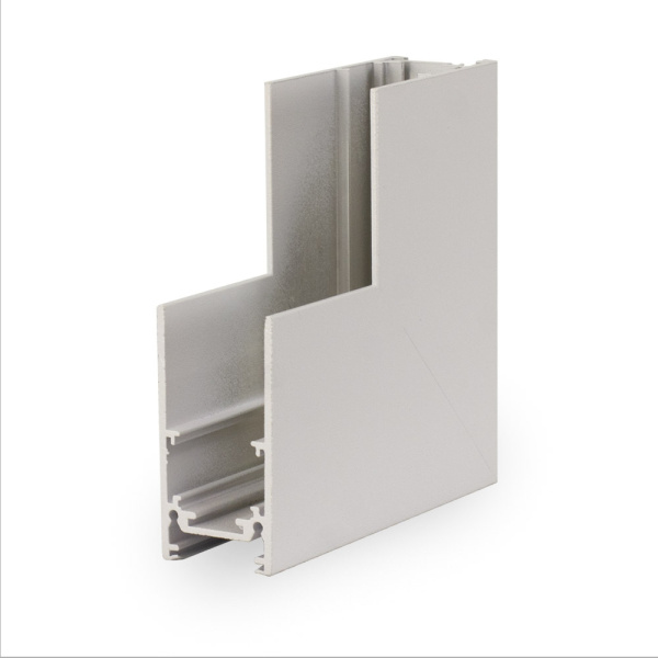 Угловой коннектор внутренний для накладного магнитного шинопровода MAGNET AM 401 LL-20B 90° ВНУТРЕННИЙ WH