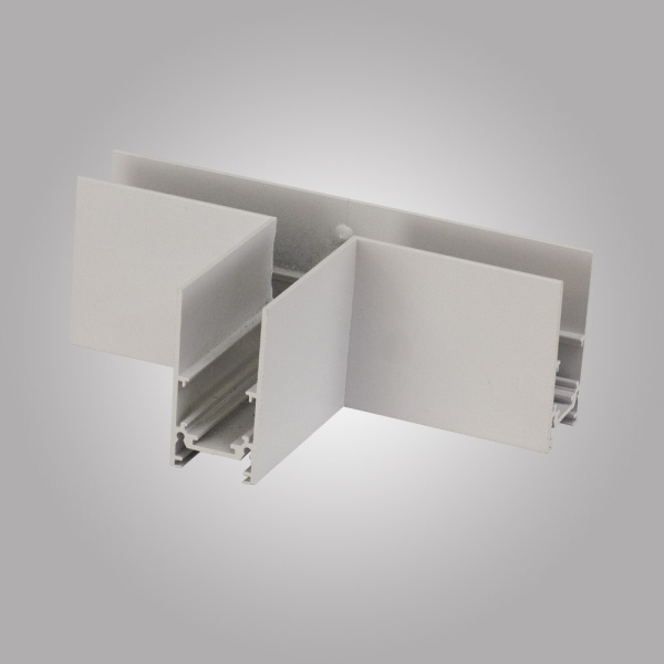 Т-образный коннектор для накладного магнитного шинопровода MAGNET AM 401 LL-20B 90° Т-образный WH