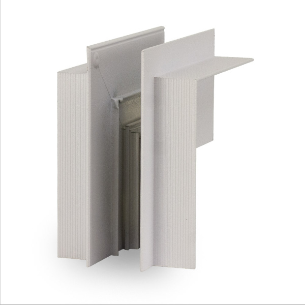 Угловой коннектор внешний для встраиваемого магнитного шинопровода MAGNET AM 402 LL-20С90° ВНЕШНИЙ WH