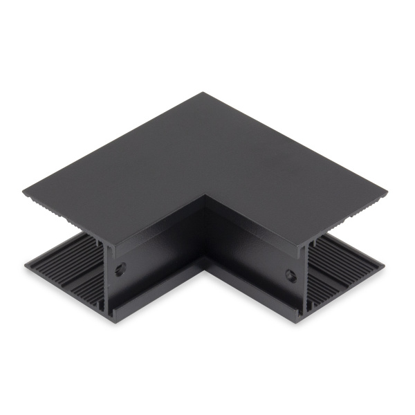 Угловой соединитель внешний для накладного шинопровода черный, AM545 BK SMART
