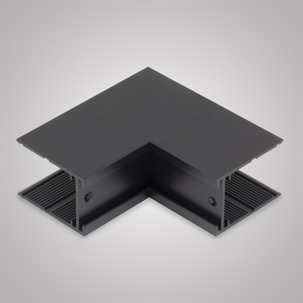 Угловой соединитель внешний для накладного шинопровода черный, AM545 BK SMART