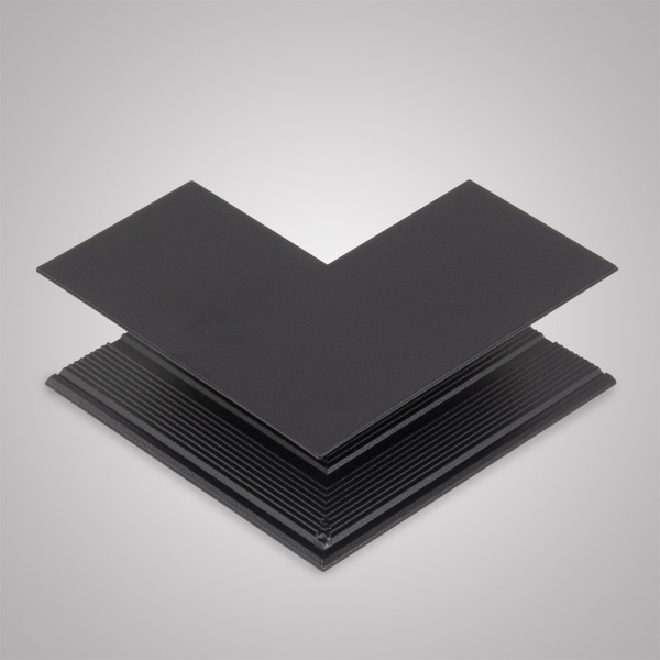 Угловой соединитель внешний для накладного шинопровода черный, AM545 BK SMART