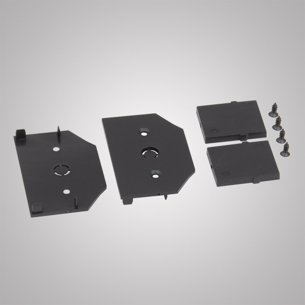 Торцевая заглушка черный, AM555 BK