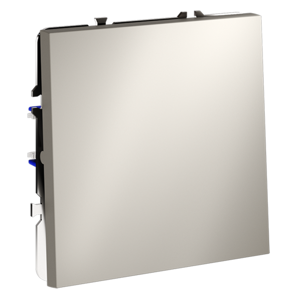 Выключатель встраиваемый VOLTUM S70 одноклавишный 10А, (кашемир)