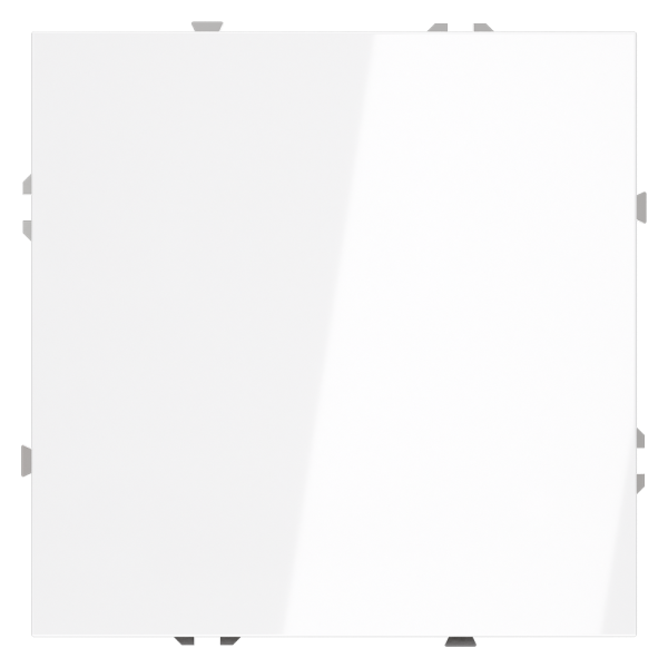 Заглушка VOLTUM S70 с суппортом, (белый глянцевый)