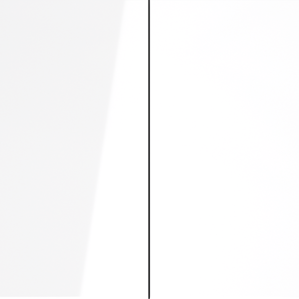 Выключатель с самовозвратом встраиваемый VOLTUM S70 двухклавишный 10А, (белый глянцевый)