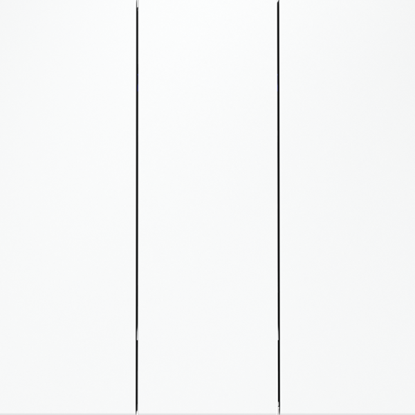 Выключатель встраиваемый VOLTUM S70 трехклавишный 10А, (белый матовый)