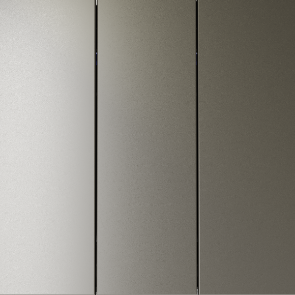 Выключатель встраиваемый VOLTUM S70 трехклавишный 10А, (шелк)