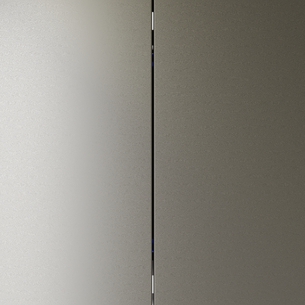 Проходной переключатель встраиваемый VOLTUM S70 двухклавишный 10А, (шелк)