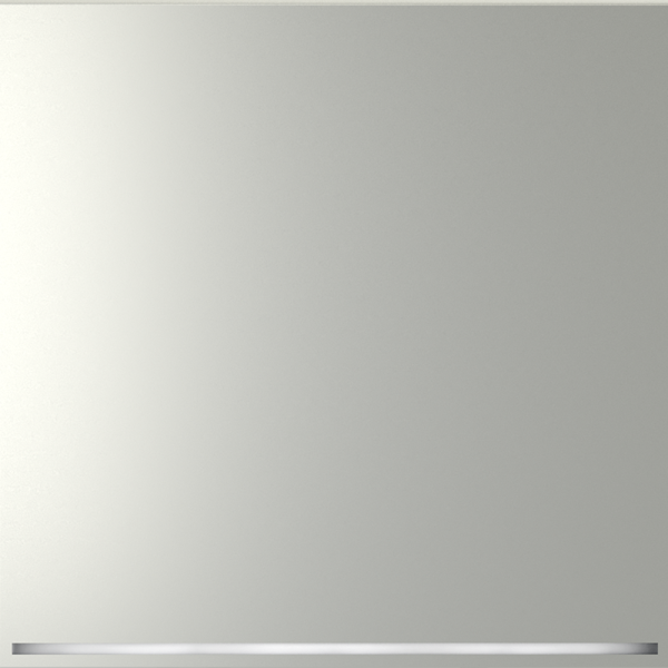 Выключатель встраиваемый VOLTUM S70 одноклавишный с подсветкой 10А, (сталь)