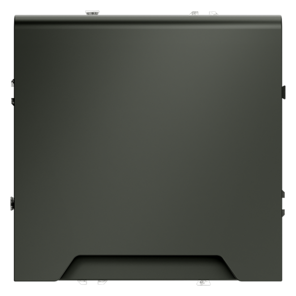 Розетка встраиваемая VOLTUM S70 с заземлением, защитными шторками и крышкой 16А, (титан)