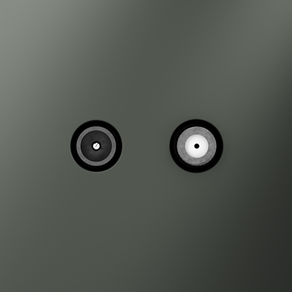 Розетка телевизионная встраиваемая VOLTUM S70 оконечная TV+SAT, (титан)