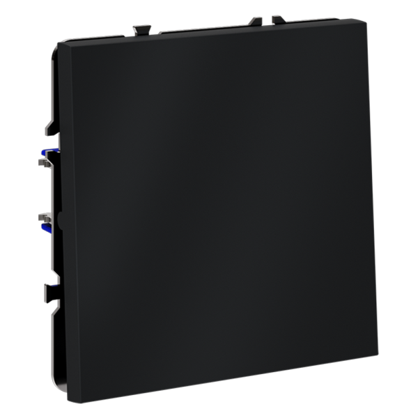 Проходной переключатель встраиваемый VOLTUM S70 одноклавишный 10А, (графит)