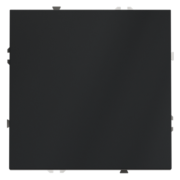 Выключатель с самовозвратом встраиваемый VOLTUM S70 одноклавишный 10А, (графит)