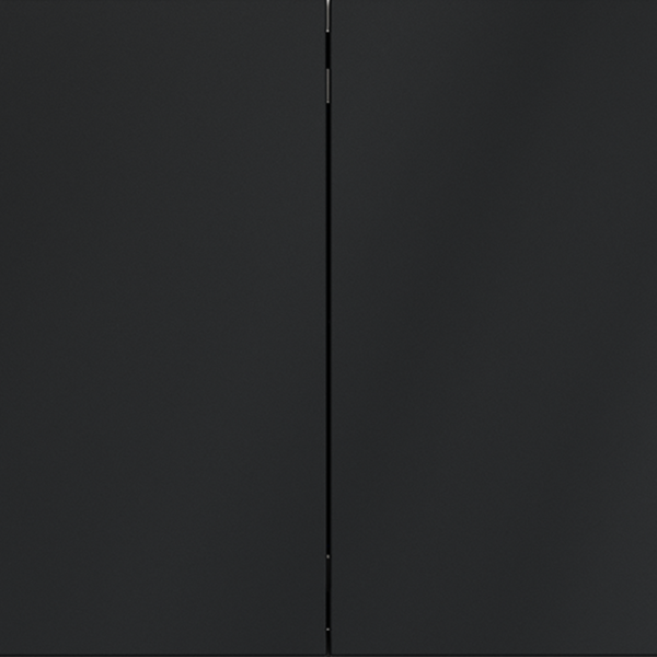 Выключатель с самовозвратом встраиваемый VOLTUM S70 двухклавишный 10А, (графит)