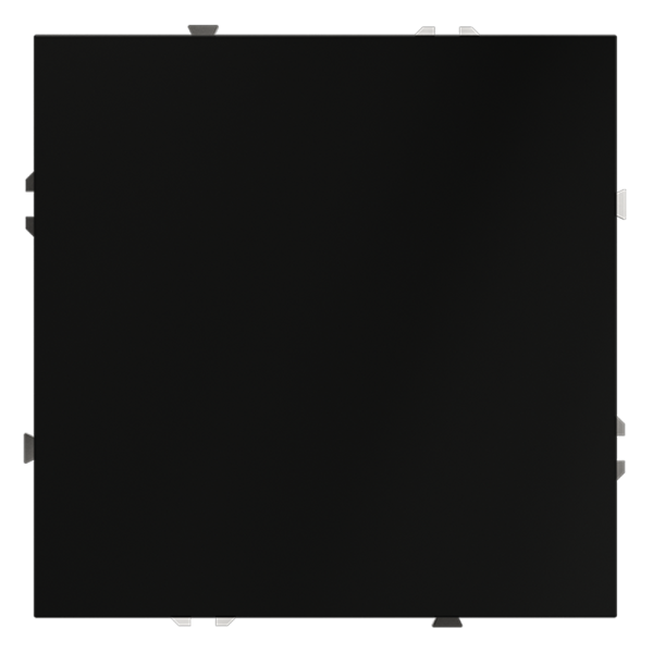 Заглушка VOLTUM S70 с суппортом, (черный матовый)