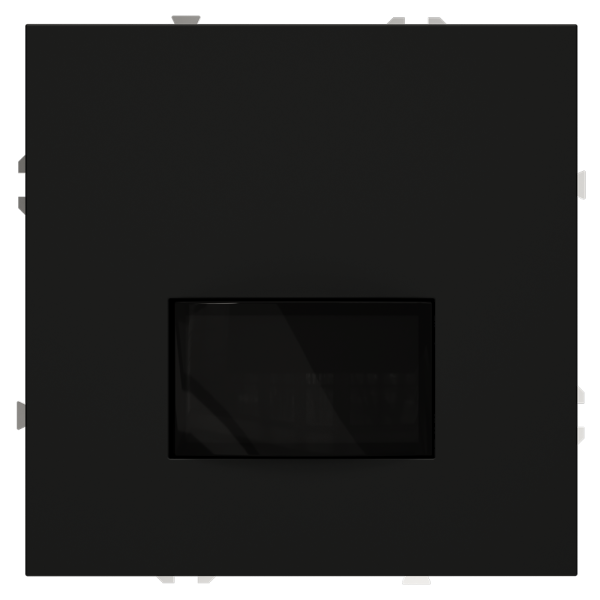 Датчик движения встраиваемый VOLTUM S70, (черный матовый)