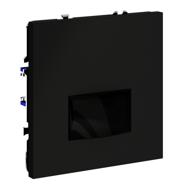 Датчик движения встраиваемый VOLTUM S70, (черный матовый)