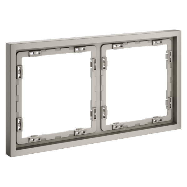 Рамка пластиковая VOLTUM S70 на 2 поста, (кашемир)
