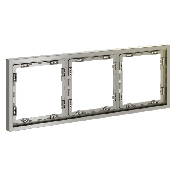 Рамка пластиковая VOLTUM S70 на 3 поста, (шелк)