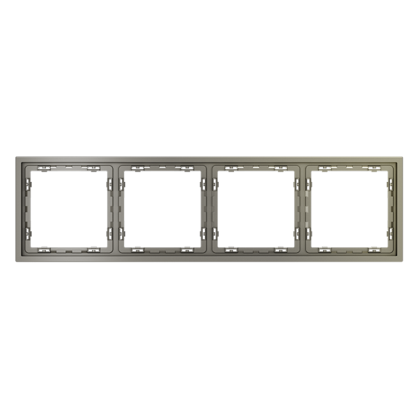 Рамка пластиковая VOLTUM S70 на 4 поста, (шелк)