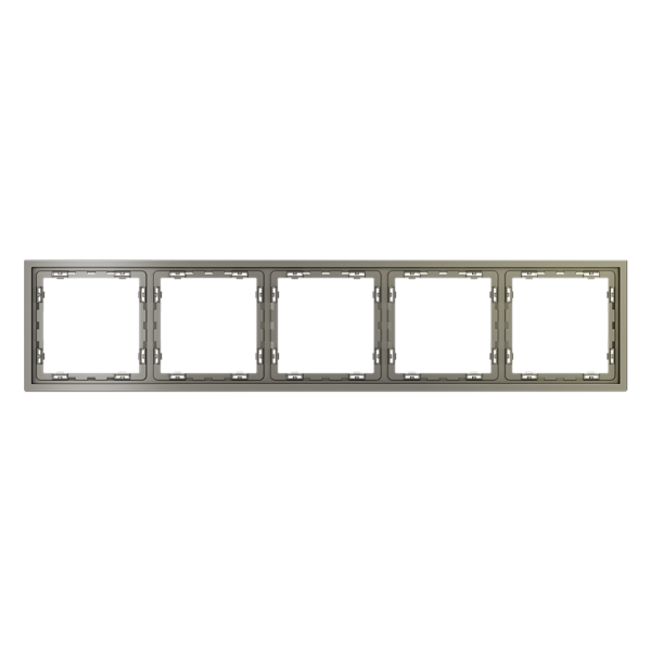 Рамка пластиковая VOLTUM S70 на 5 постов, (шелк)