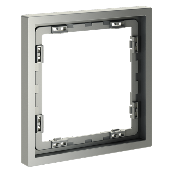Рамка пластиковая VOLTUM S70 на 1 пост, (сталь)