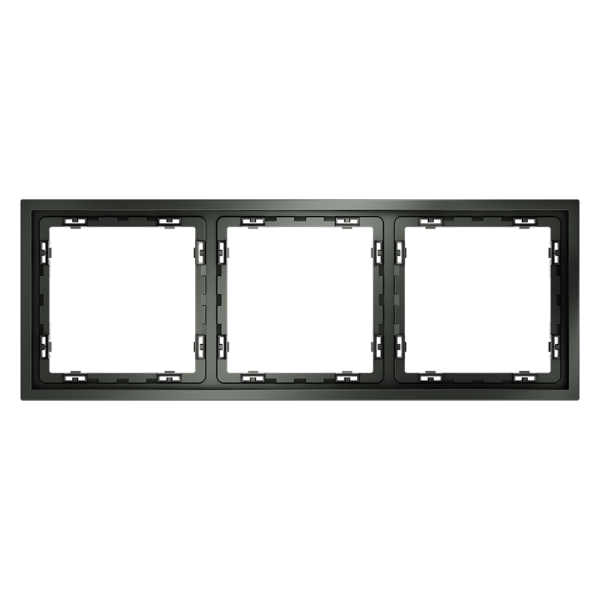 Рамка пластиковая VOLTUM S70 на 3 поста, (титан)