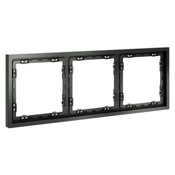 Рамка пластиковая VOLTUM S70 на 3 поста, (титан)