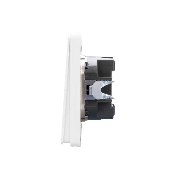 Выключатель ROUND 2 кл с подсветкой 10А с/у перламутр KRANZ