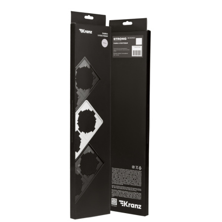 Рамка STRONG 5-постовая жемчуг KRANZ