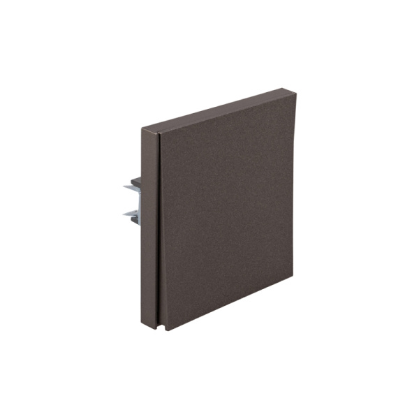 Выключатель STRONG 1 кл проходной (переключатель) 10А с/у графит KRANZ