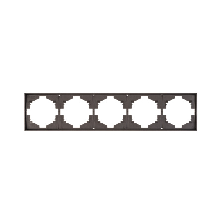 Рамка STRONG 5-постовая графит KRANZ