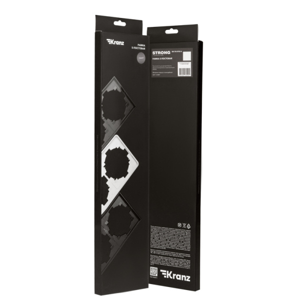 Рамка STRONG 5-постовая графит KRANZ