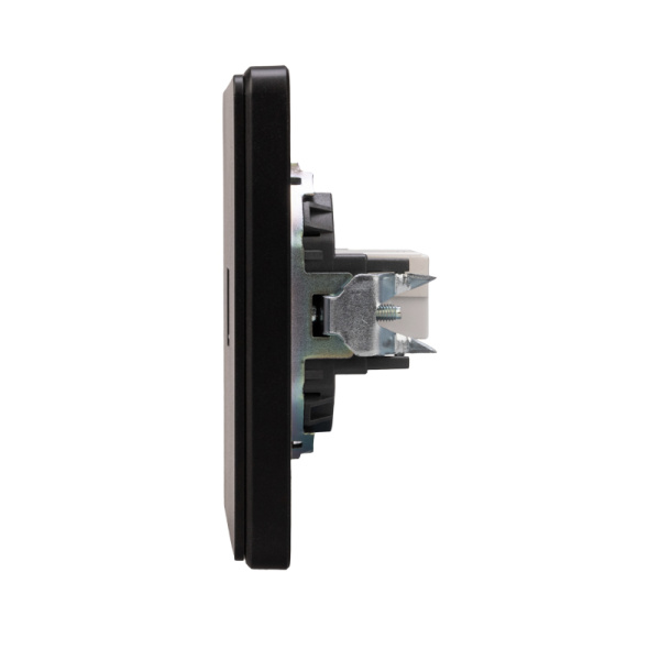 Розетка ROUND компьютерная RJ45 кат6 с/у оникс KRANZ