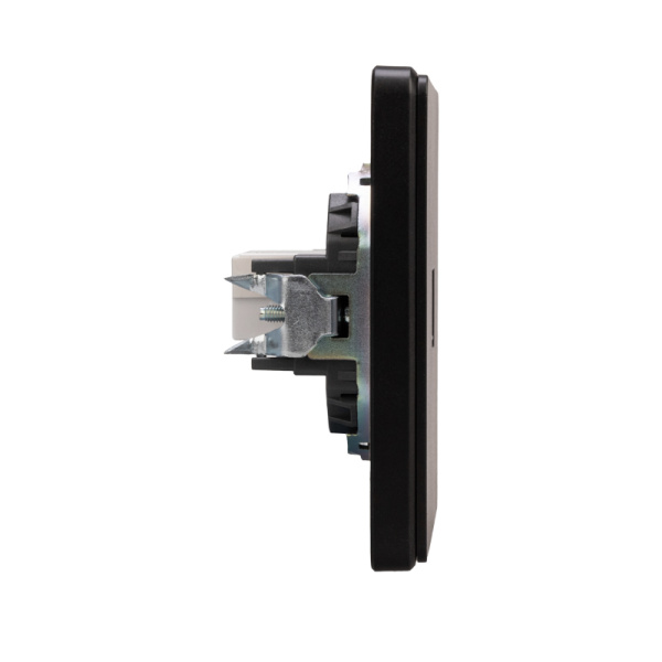 Розетка ROUND компьютерная RJ45 кат6 с/у оникс KRANZ